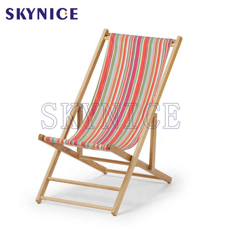 Sunshine Seaside Wooden Lounge Beach židle