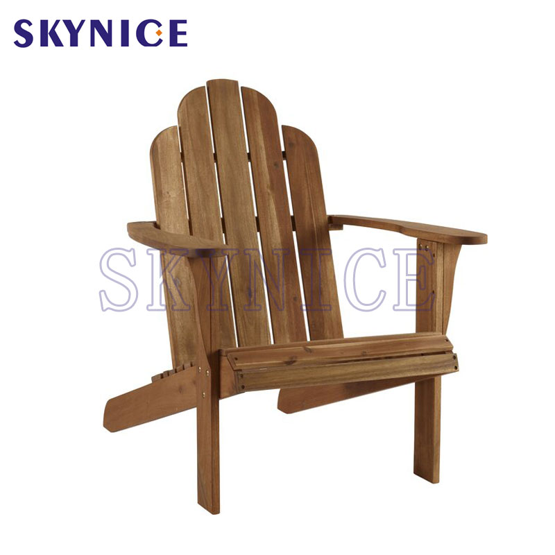 Venkovní zahradní dřevěná židle Adirondack