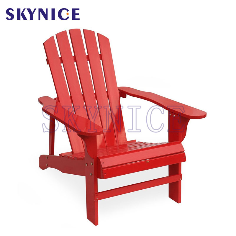 Outdoor Modern Beach Wood Adirondack Chair