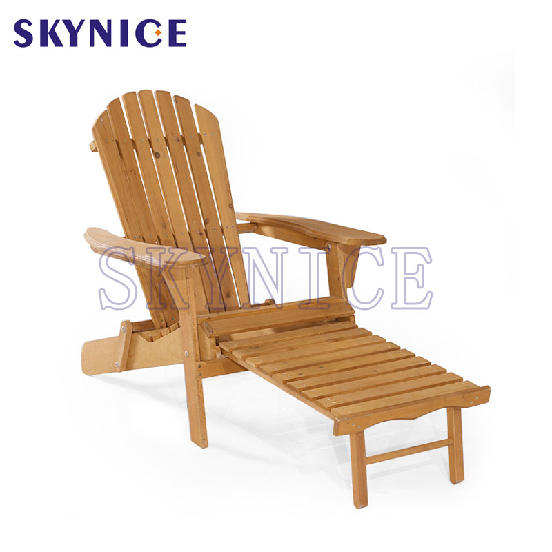 Zahradní Beach židle Wood Adirondack židle s opěradlem